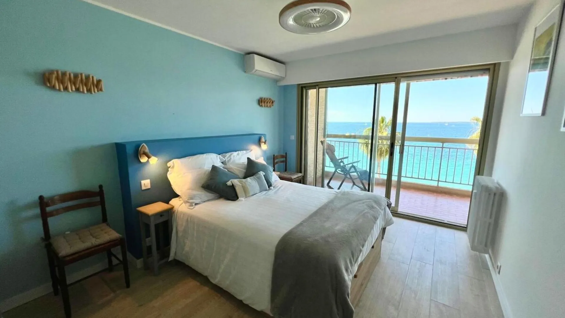 Juan Les Pins - Sea View - 4 People - Parking Apartment 0*, Juan-les-Pins France