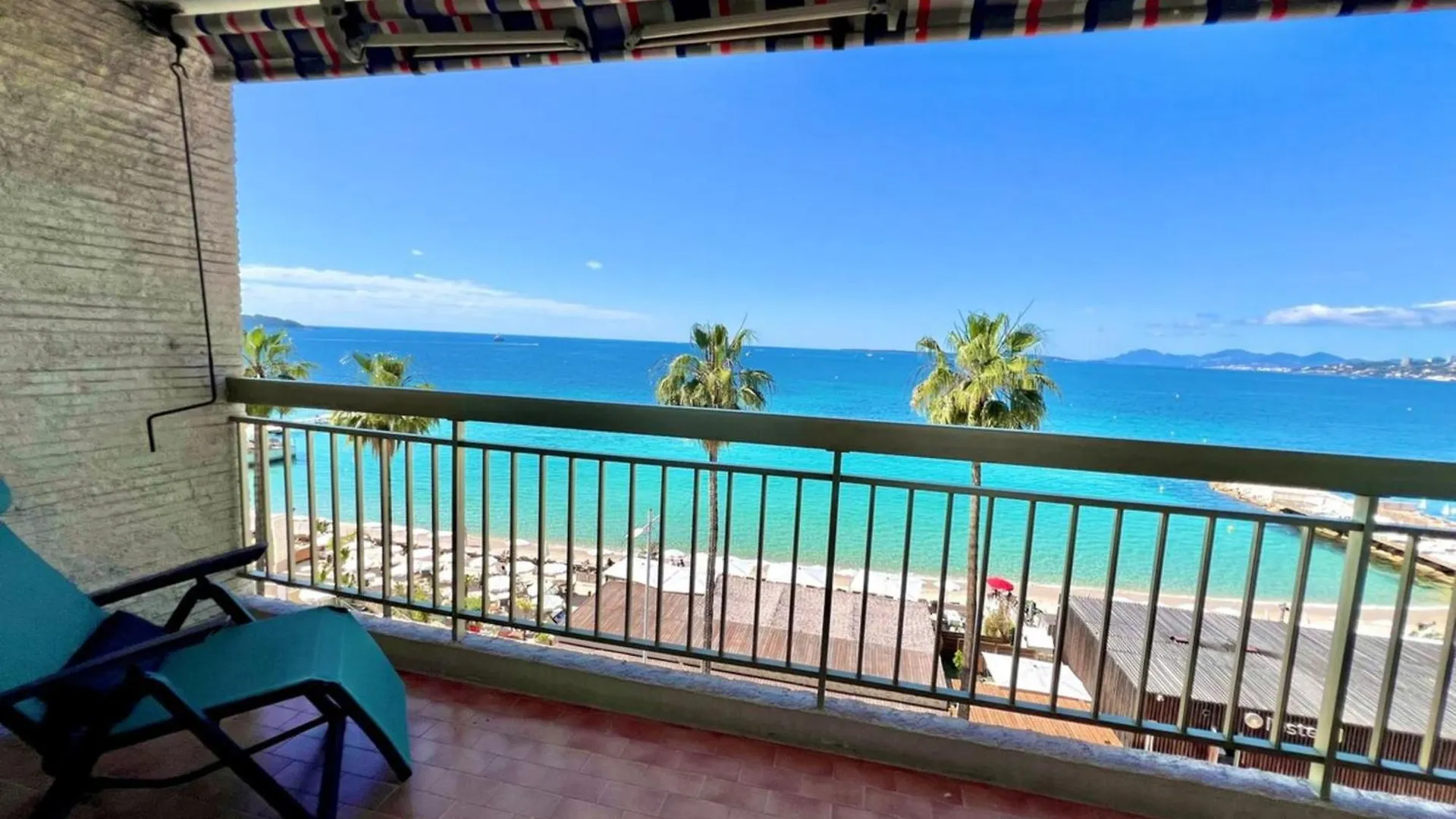 Juan Les Pins - Sea View - 4 People - Parking Apartment 0*, Juan-les-Pins